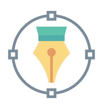 Bağlantı noktaları vektör simge renkli