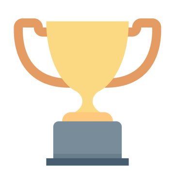 Kupa renkli vektör simgesi