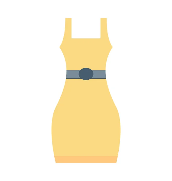 Kobieta Sukienka Wektor Kolorowe Ikony — Wektor stockowy