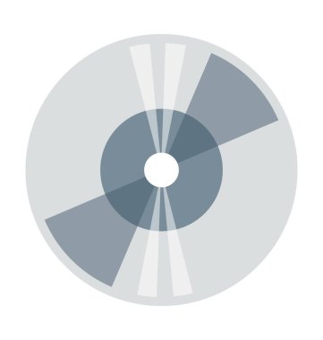 CD renkli vektör simgesi