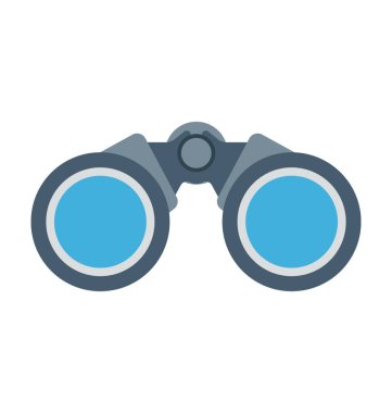 dürbün renkli vektör simgesi