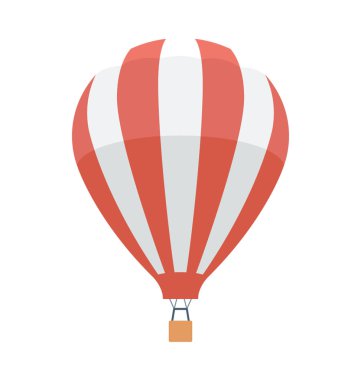 Hava Balon renkli vektör simgesi