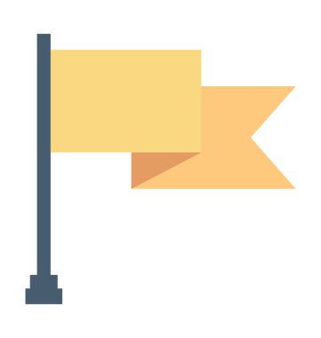  Bayrak renkli vektör simgesi