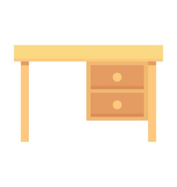 Çalışma Resepsiyon renkli vektör simgesi