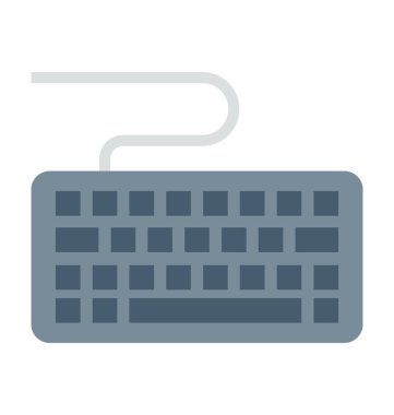 Vektör simge renkli klavye