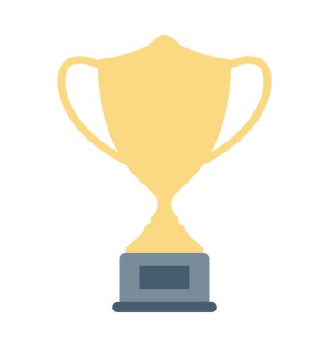 Kupa renkli vektör simgesi