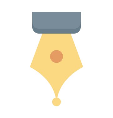 Kalem ucu renkli vektör simgesi