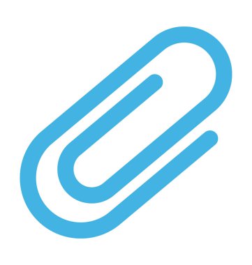 Kağıt atacı renkli vektör simgesi