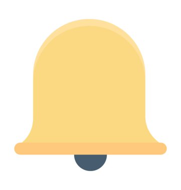 Bell renkli vektör simgesi