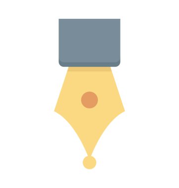 Mürekkep kalem renkli vektör simgesi