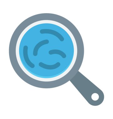 Bakteri renkli vektör simge bulmak