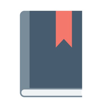 kitap renkli vektör simgesi