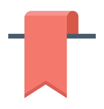 Yer imi renkli vektör simgesi