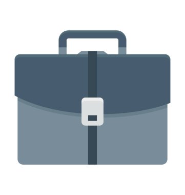 Okul çantası renkli vektör simgesi