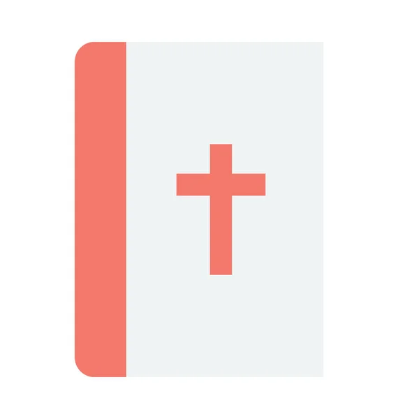 Bible Colored Vector Icon — Stock Vector