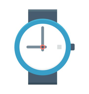 Kol saati renkli vektör simgesi