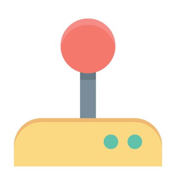 Oyun pedi renkli vektör simgesi