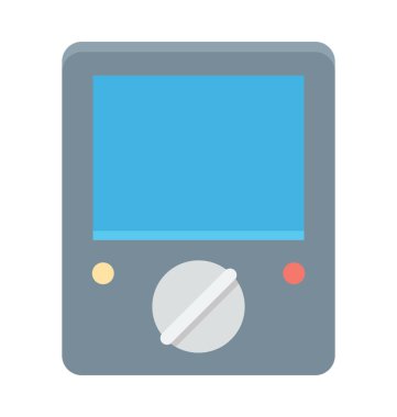 Multi metre renkli vektör simgesi