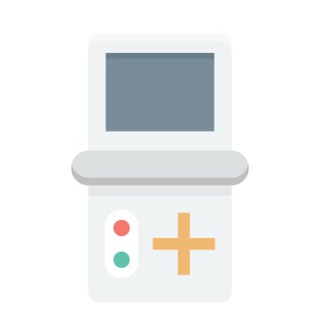 Oyun pedi renkli vektör simgesi