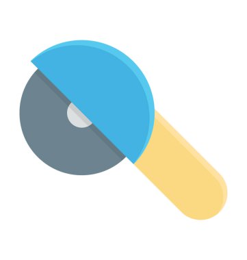 Daire testere renkli vektör simgesi