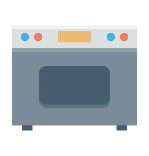 Aralığı Renkli Vektör Simge Pişirme — Stok Vektör