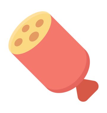 Salam renkli vektör simgesi