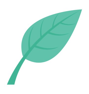 Yaprak renkli vektör simgesi