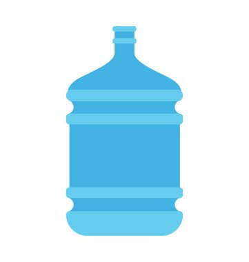 Su tenekesi renkli vektör simgesine