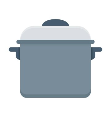 Pişirme Pan renkli vektör simgesi