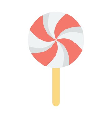 Lolipop renkli vektör simgesi