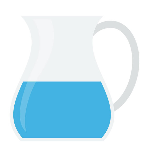 Jug Colored Vector Icon