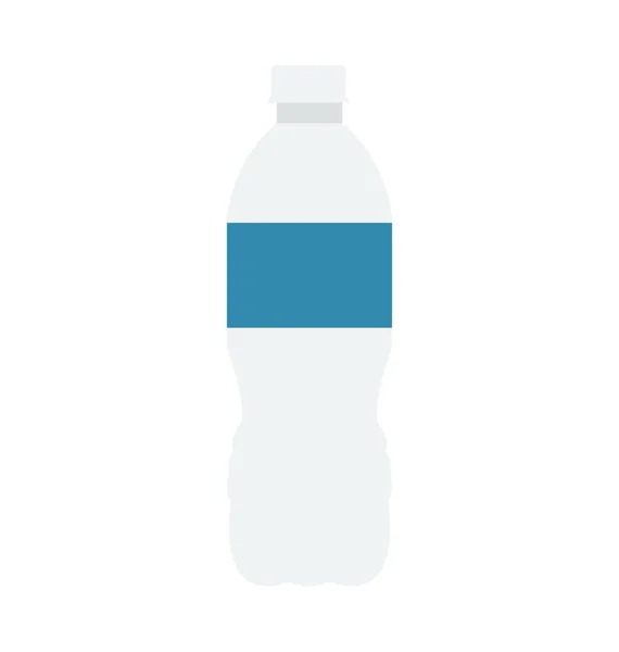 Μπουκάλι Νερό Χρωματισμένες Φορέα Εικονίδιο — Διανυσματικό Αρχείο
