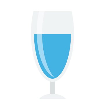 Şarap cam renkli vektör simgesi