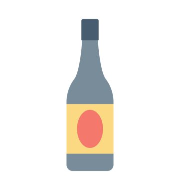 Şampanya renkli vektör simgesi