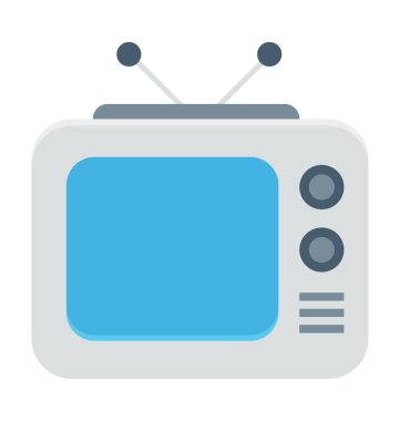 TV renkli vektör simgesi