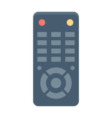 Remote Colored Vector Icon clipart