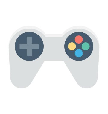 Gamepad renkli vektör simgesi