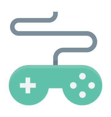 Oyun pedi renkli vektör simgesi