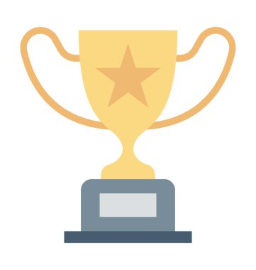 Kupa renkli vektör simgesi