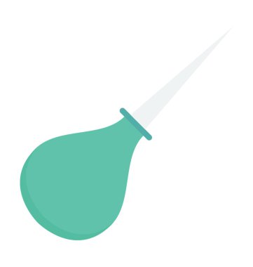 Mide balonu renkli vektör simgesi