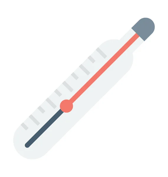 Thermomètre Icône Vectorielle Colorée — Image vectorielle