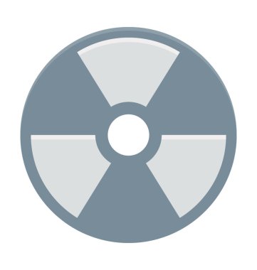 Toksik renkli vektör simgesi