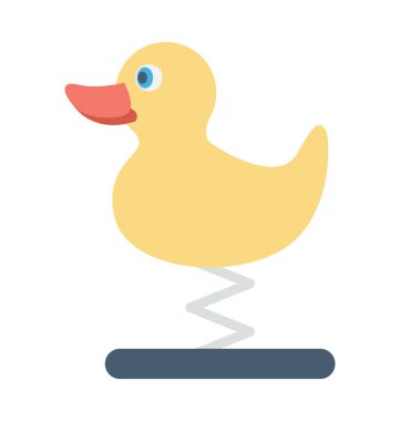 Ördek renkli vektör simgesi