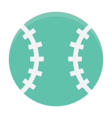 Topu renkli vektör simgesi