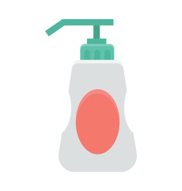 Sabun dispenseri renkli vektör simgesi