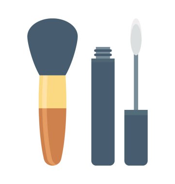 Makyaj renkli vektör simgesi