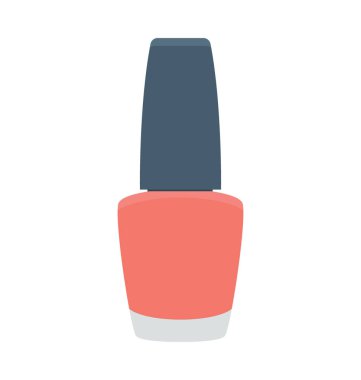 Tırnak cilası renkli vektör simgesi