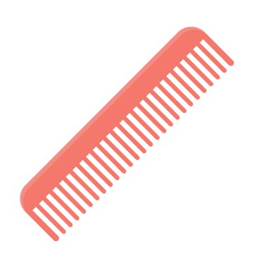 Tarak renkli vektör simgesi 