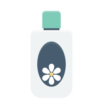 Masaj yağı renkli vektör simgesi