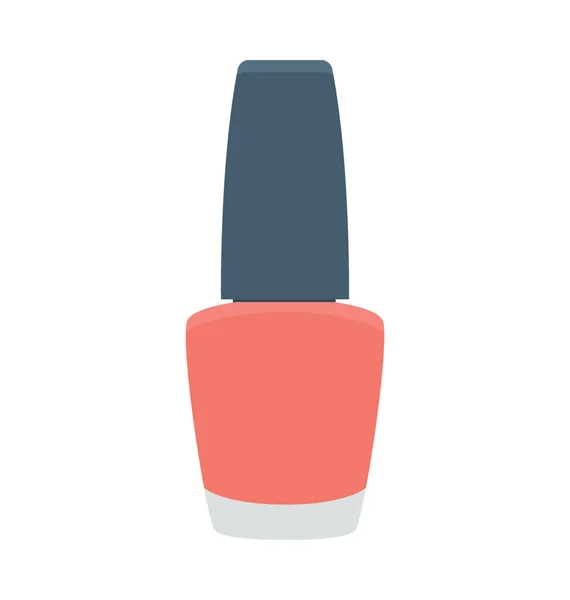 Nail Polish Colored Vector Icon — Stock Vector